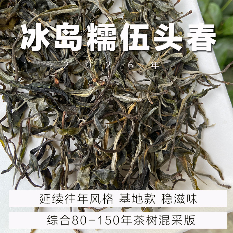 2026年新茶生茶散茶头春纯料冰岛普洱茶生茶250克云南临沧包邮