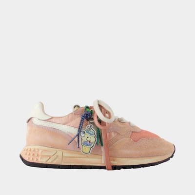 Autry Reelwind Sup Vint 低帮运动鞋 - 皮质 - 粉色