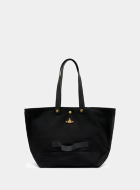 西太后 Vivienne Westwood Utility购物袋 - 皮质 - 黑色