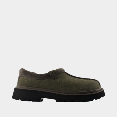 UGG Tasman Lug 压纹乐福鞋 - 皮质 - 棕色