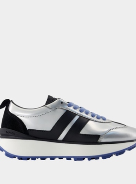 浪凡 Lanvin Bumper 运动鞋- 皮质 -银色