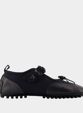 CECILIE BAHNSEN Bess Mary Jane 玛丽珍鞋- 合成纤维 - 黑色