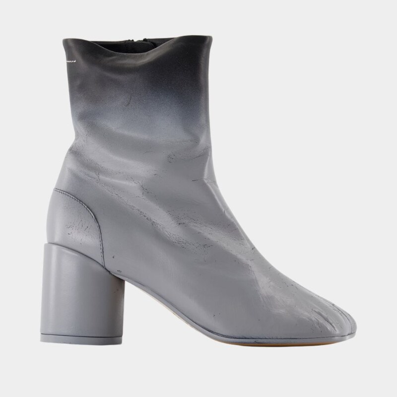 【粉丝专享】马吉拉 MM6 Maison Margiela 踝靴 - 皮质 - 黑色