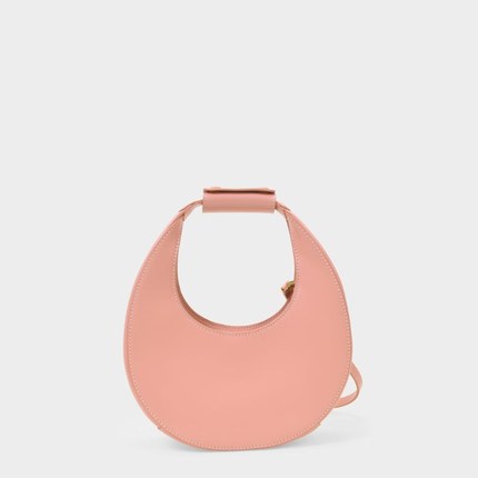 Staud Mini Moon 迷你牛皮手提 肩背斜挎月亮包 圆形月牙包新品