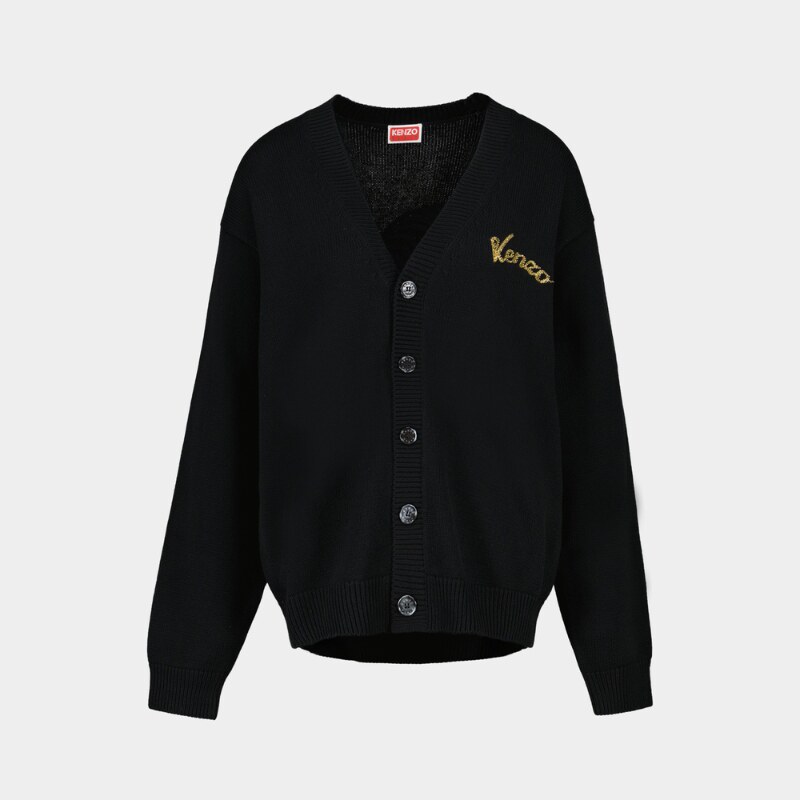 Kenzo RWS Jumping Tiger 开衫 - 棉质 - 黑色