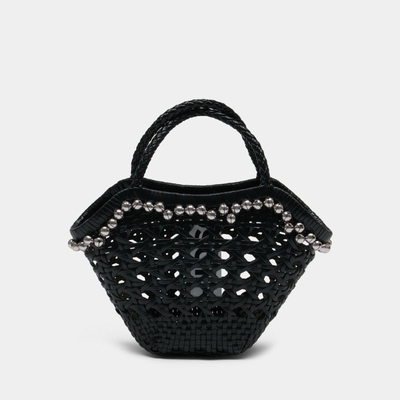 Osoi Lip Shopper Bag 购物袋包- 拉菲草 - 黑色