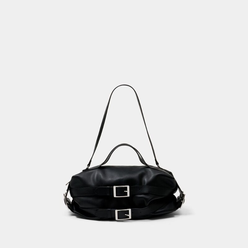 Simone Rocha 机车腰包 - 皮质 - 黑色