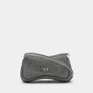 DIESEL Play Xs 斜挎包 - 合成材质 - 银色