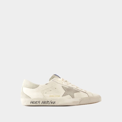 Golden Goose GGDB Super Star 白色光面小牛皮运动鞋