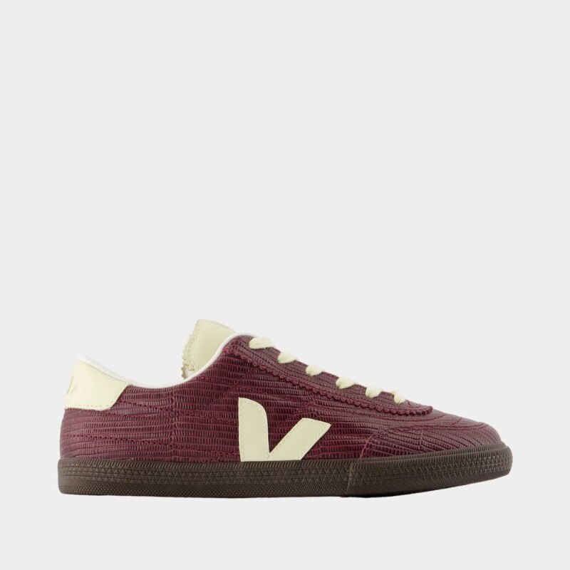 Veja Panenka 运动鞋 - 皮质 - 酒红色