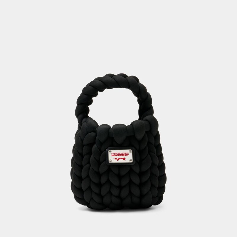Charles Jeffrey Loverboy 迷你棉花糖钱包 - 合成材料 - 黑色