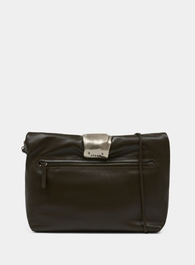 Staud Cuff 手拿包 - 皮质 - 棕色