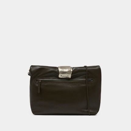 Staud Cuff 手拿包 - 皮质 - 棕色