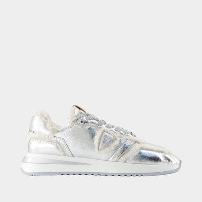 Philippe Model Tropez 2.1 低帮运动鞋 皮质 银色