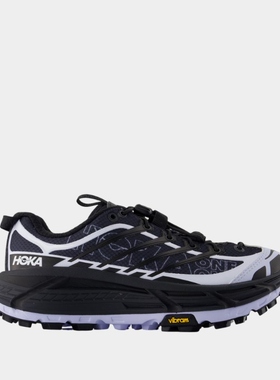 Hoka U Mafate Three2 字标运动鞋 - 合成材料 - 黑色