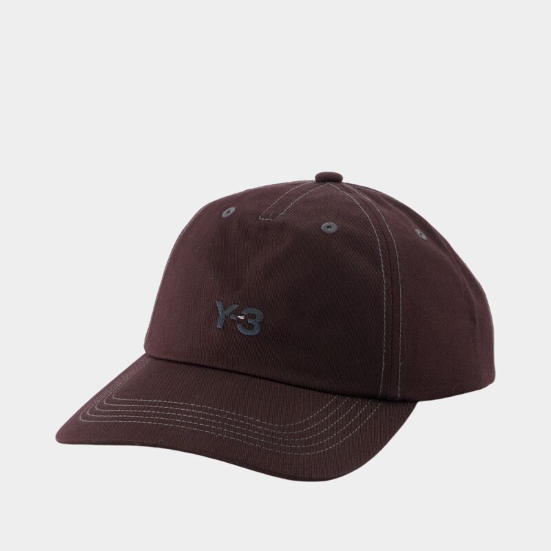 Y-3 老爹帽 - 合成材质- 酒红色