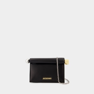 Pochette Petite Rond Carré 黑色 Jacquemus 皮质