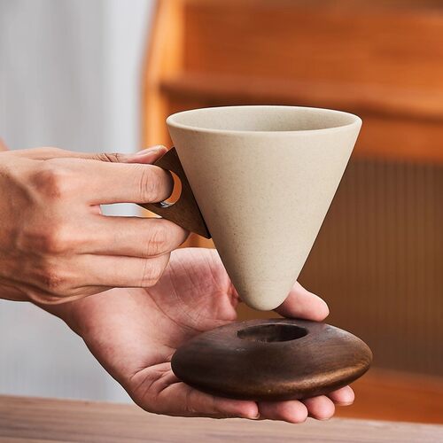 手工陶瓷中古风高颜值咖啡杯套装