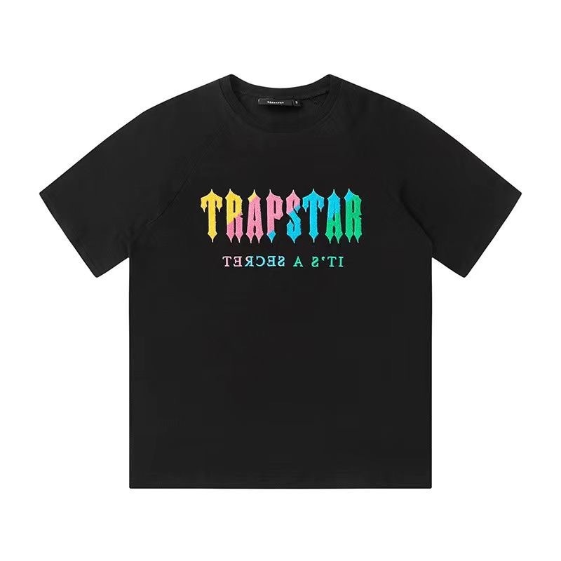TRAPSTAR印花短袖学院风运动T恤