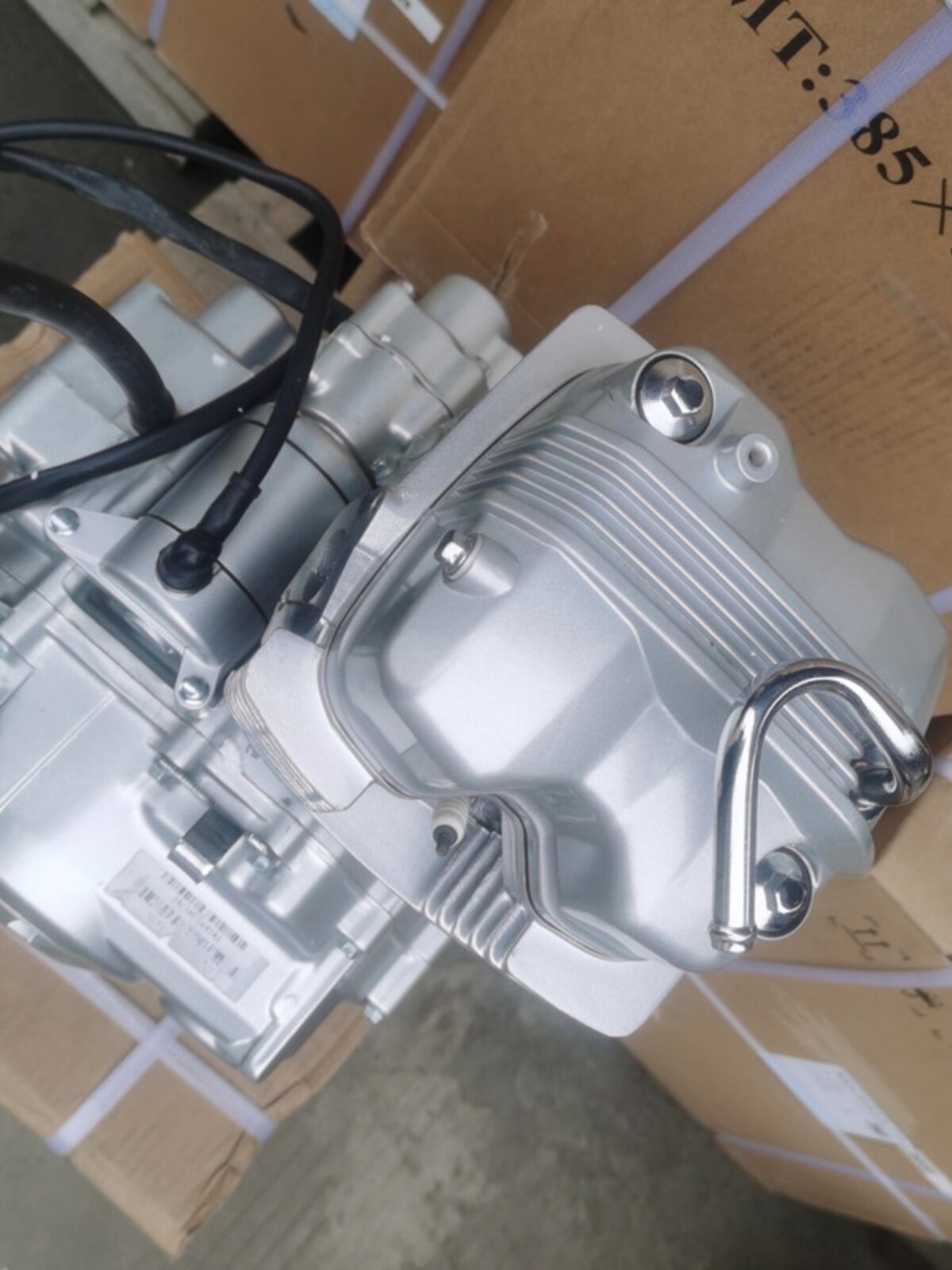 适用金城豪进凌肯三铃摩托车cbf150全新链条发动机引擎机头总成