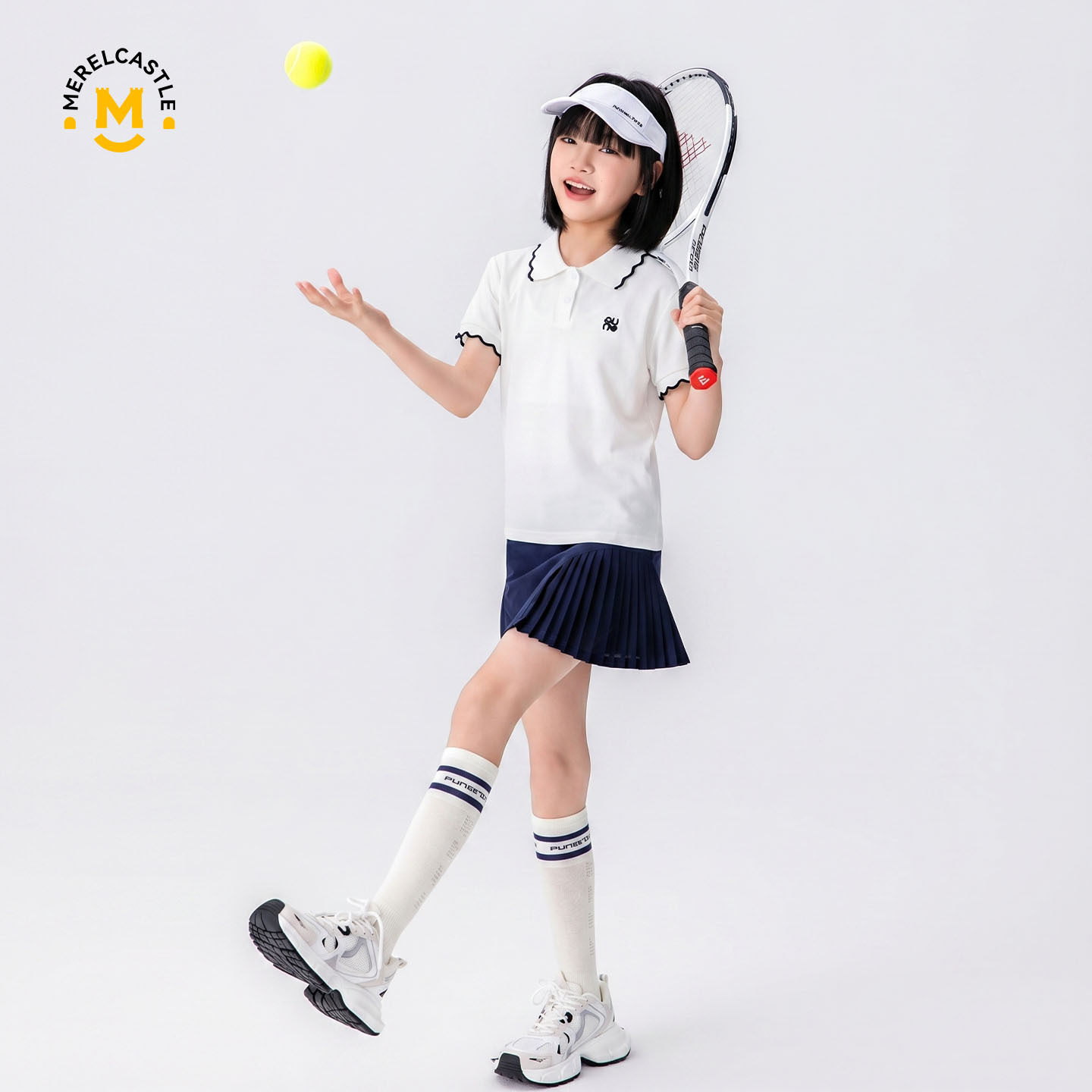 夏季女童棉质短袖POLO衫新款