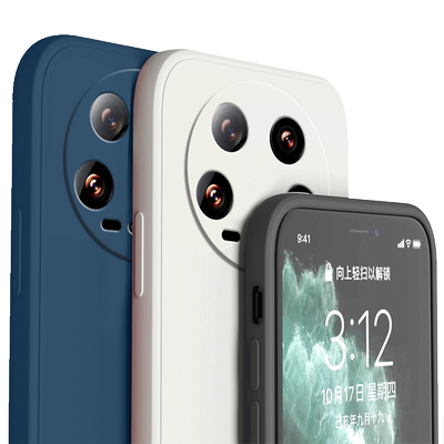 适用小米14 Ultra手机壳新款xiaomi14至尊版直边液态硅胶5G保护套镜头全包防摔24031PN0DC潮牌男女款简约外壳