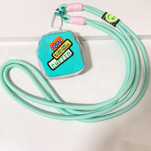 手机挂绳长款结实耐用迷你零钱小包男女情侣户外挂件撞色多巴胺斜跨长绳高级感小包包网红个性百搭背带式长链