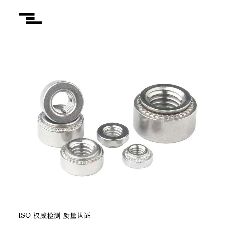 304不锈钢压铆螺母CLS-M3M4M5M6M8M10花齿螺母钣金螺母跨境铆螺母