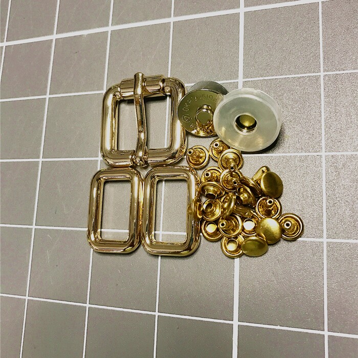 手工皮具包包五金配件DIY箱包配套针扣口环铆钉HMB-35配套五金