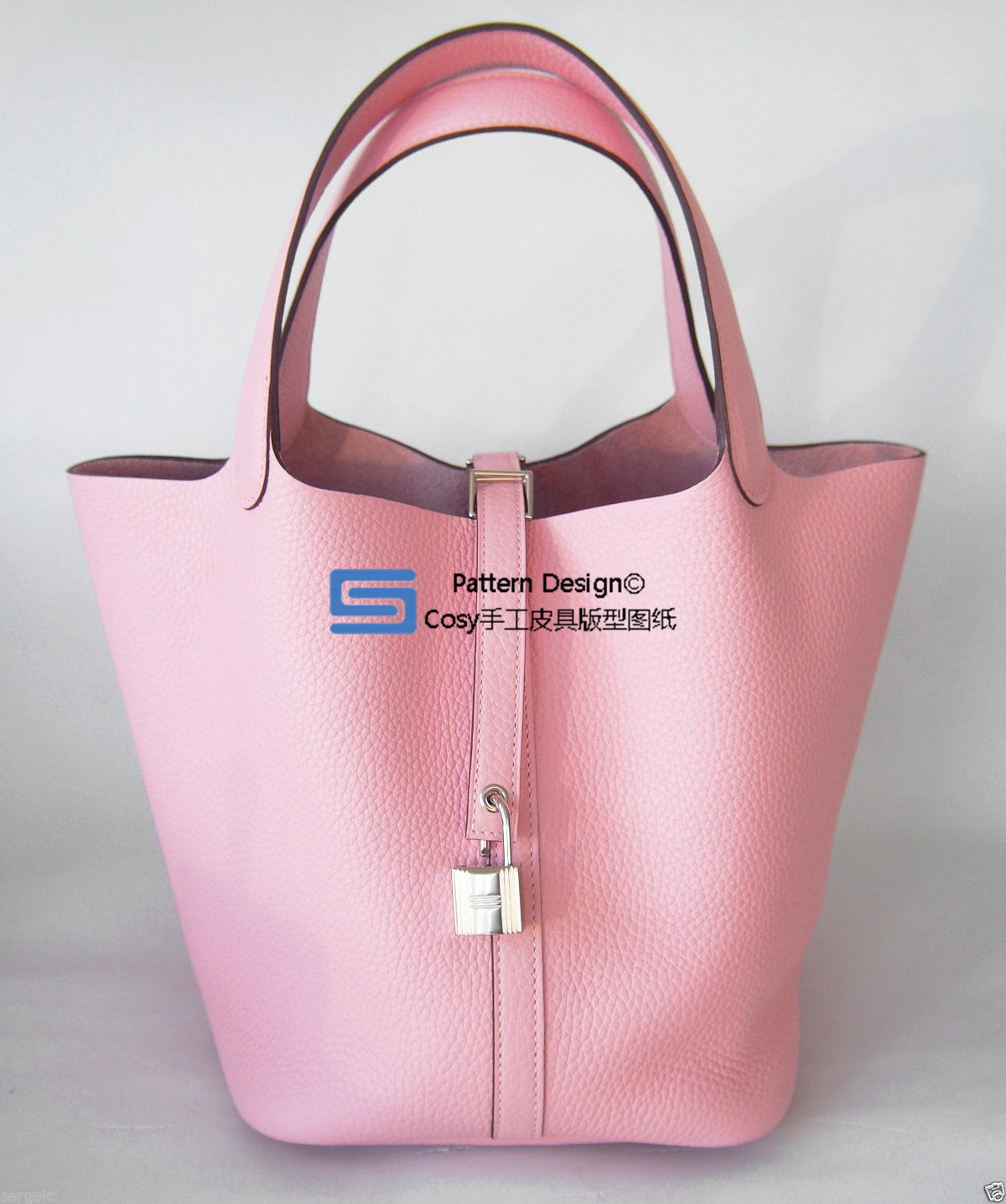 品牌包包图纸 手工皮革 h家经典水桶包版型 纸样 22 27两款acc-32