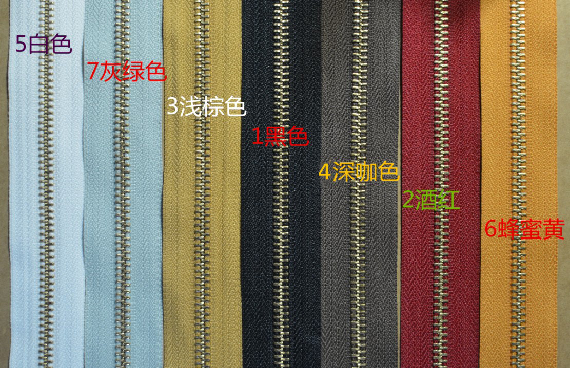 Handmade leather goods zipper parts YKK zipper Code. Metal zipper 5 Copper teeth centimeter Companyin the Accessories/Leather belt/Hat/Muffler , Other Accessories  category - from Buy2taobao.com to provide professional Taobao agent buy service