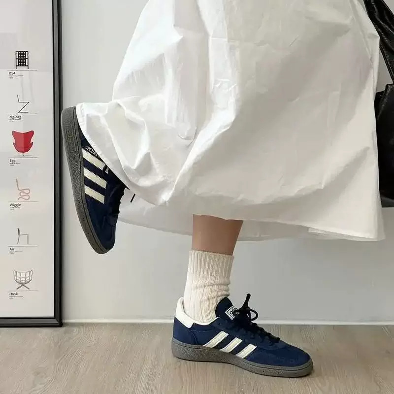 adidas三叶草女T头德训鞋