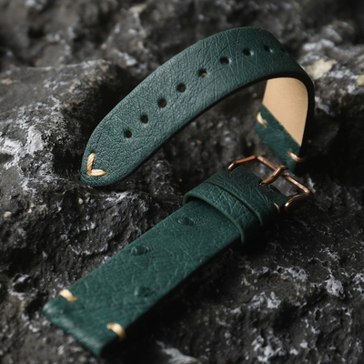 手工超薄柔软鸵鸟皮182022mm