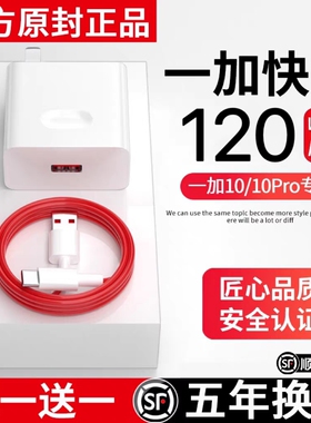120W超级闪充头适用一加10Pro充电器ace6/7/8t/9手机oneplus150充电80w快充30w数据线插头oppo通用原装正品65