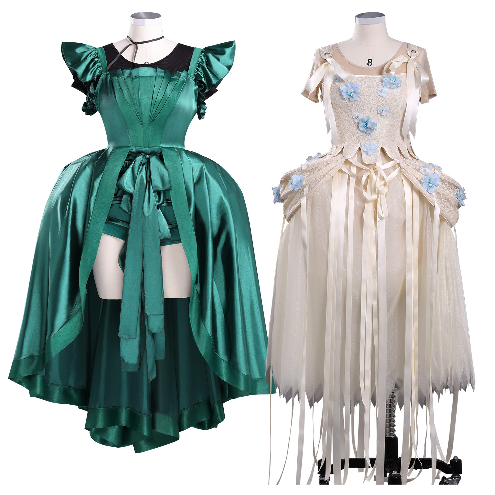 星期三第二季cos 小狼女依妮德隐形女艾格尼丝agnes晚礼服裙cos服