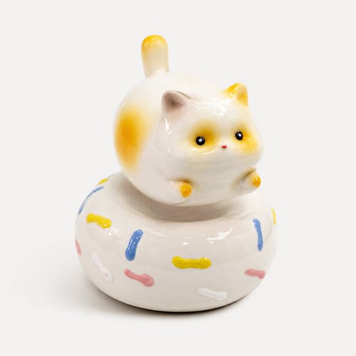 景德镇陶瓷大猫咪转转