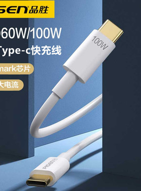品胜双Type-c数据线适用于苹果华为小米ipadpro2020平板air充电器头线2021双头pd20W笔记本mini6快充ctoc闪充