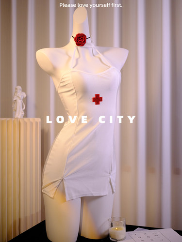 LOVECITY「绯闻护士」性感小胸辣妹护士cos睡衣纯欲内衣套装