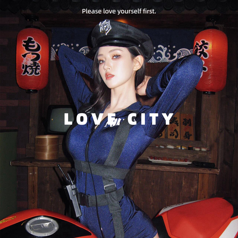 LOVECITY「朱迪警官」性感女警cos制服空姐OL秘书教官小胸套装