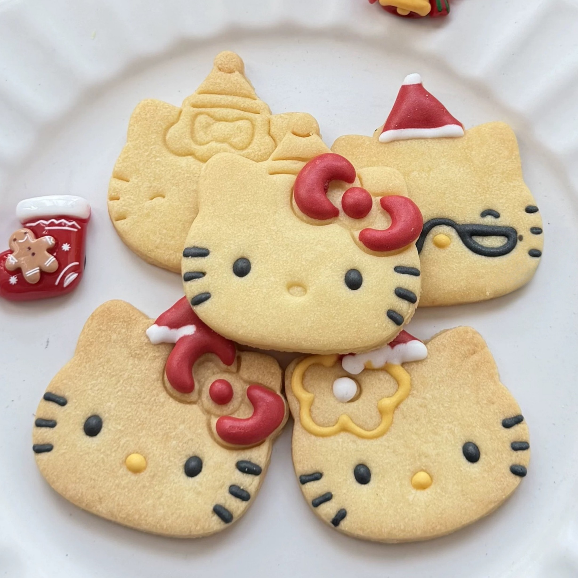 kitty猫饼干零食kt曲奇hellokitty猫饼干儿童生日小红书同款包邮