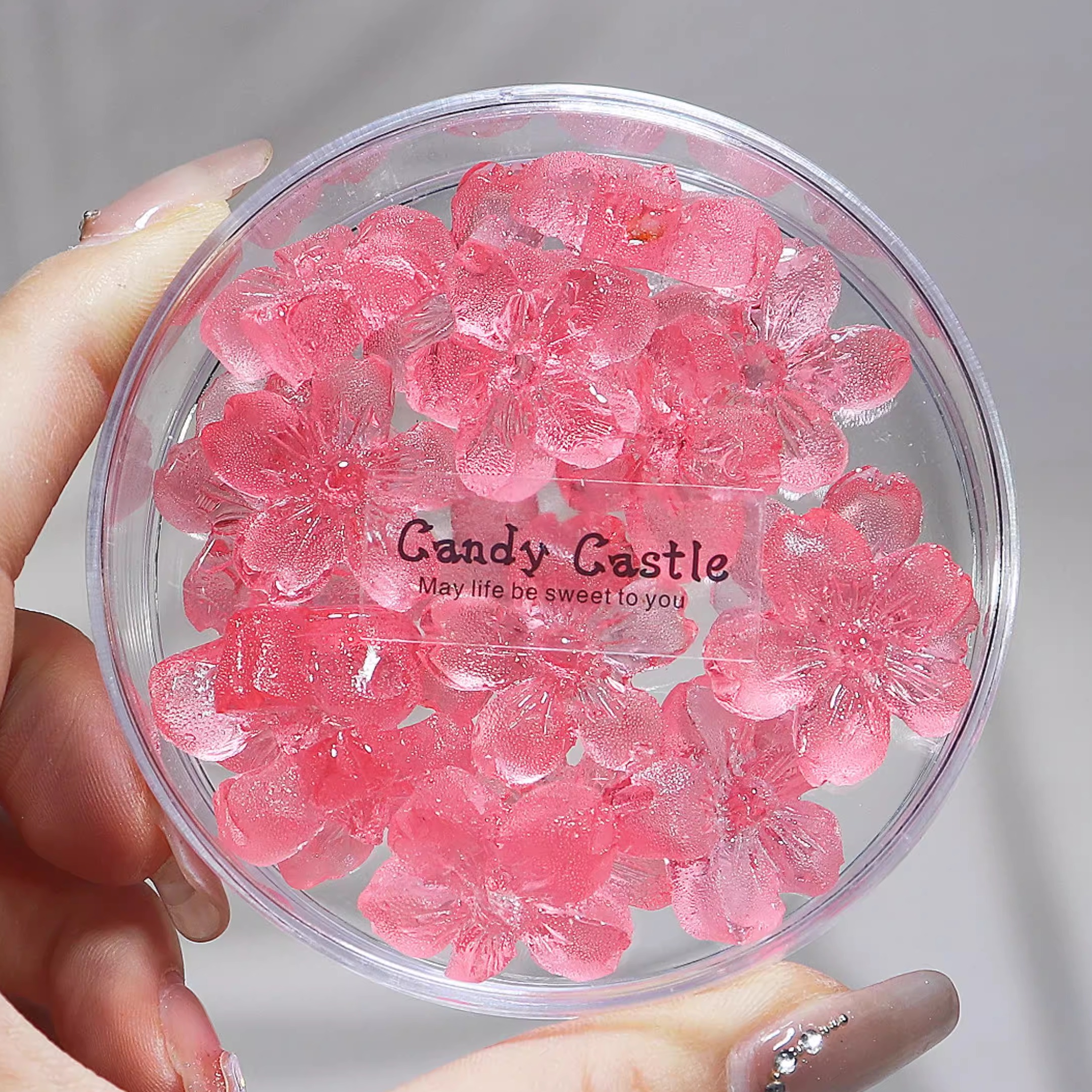 樱花糖果手工创意水晶星空糖0脂0糖无糖儿童食品零食伴手礼物礼盒