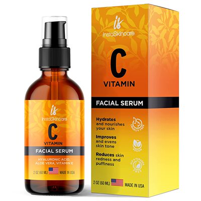 Vitamin C Serum for Face with Hyaluronic Acid and Vi