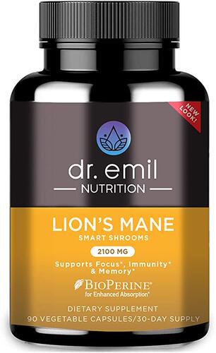 美国代购Dr. Emil Nutrition Organic Brain Boosting Lions Mane
