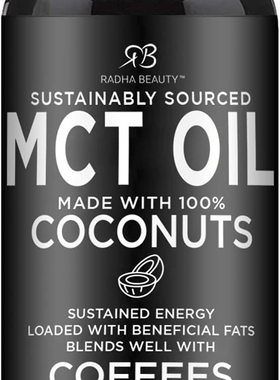 美国代购Radha Beauty Premium MCT Oil Made only from Non-GMO