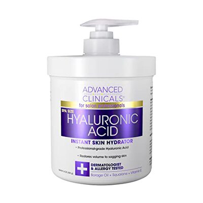 美国代购Advanced Clinicals Anti-aging Hyaluronic Acid Cream