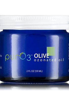 美国代购PurO3 Ozonated Olive Oil - Fully Ozonated - Glass Ja