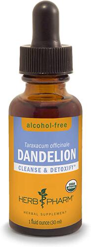 美国代购Herb Pharm Certified Organic Dandelion Liquid Extra
