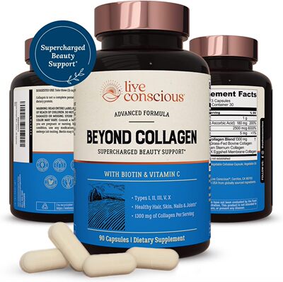 美国代购Live Conscious Beyond Collagen Multi Collagen Capsul