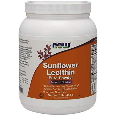 Now Supplements, Sunflower Lecithin, Powder, 1-Pound   About