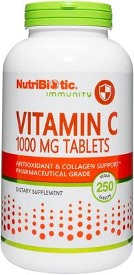 美国代购NutriBiotic - Vitamin C 1000 Mg, 250 Count Tablets |